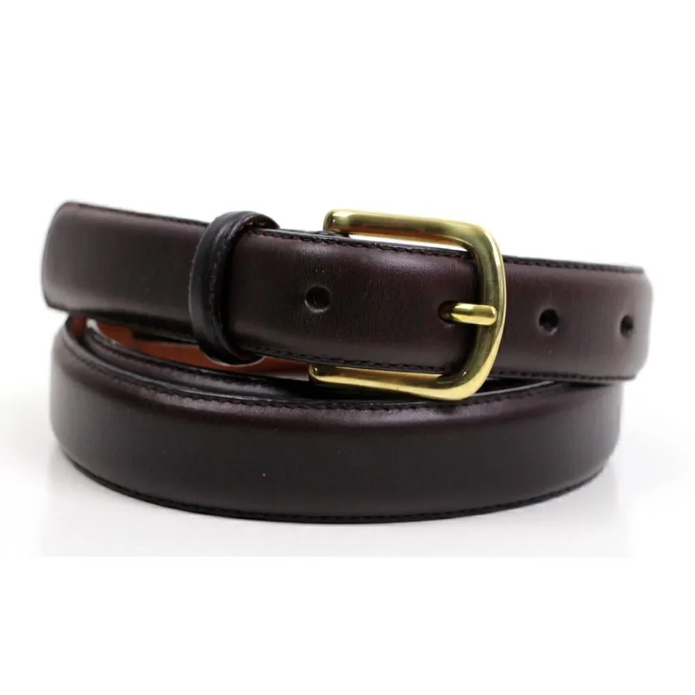Lands' End BROWN GENUINE LEATHER 1